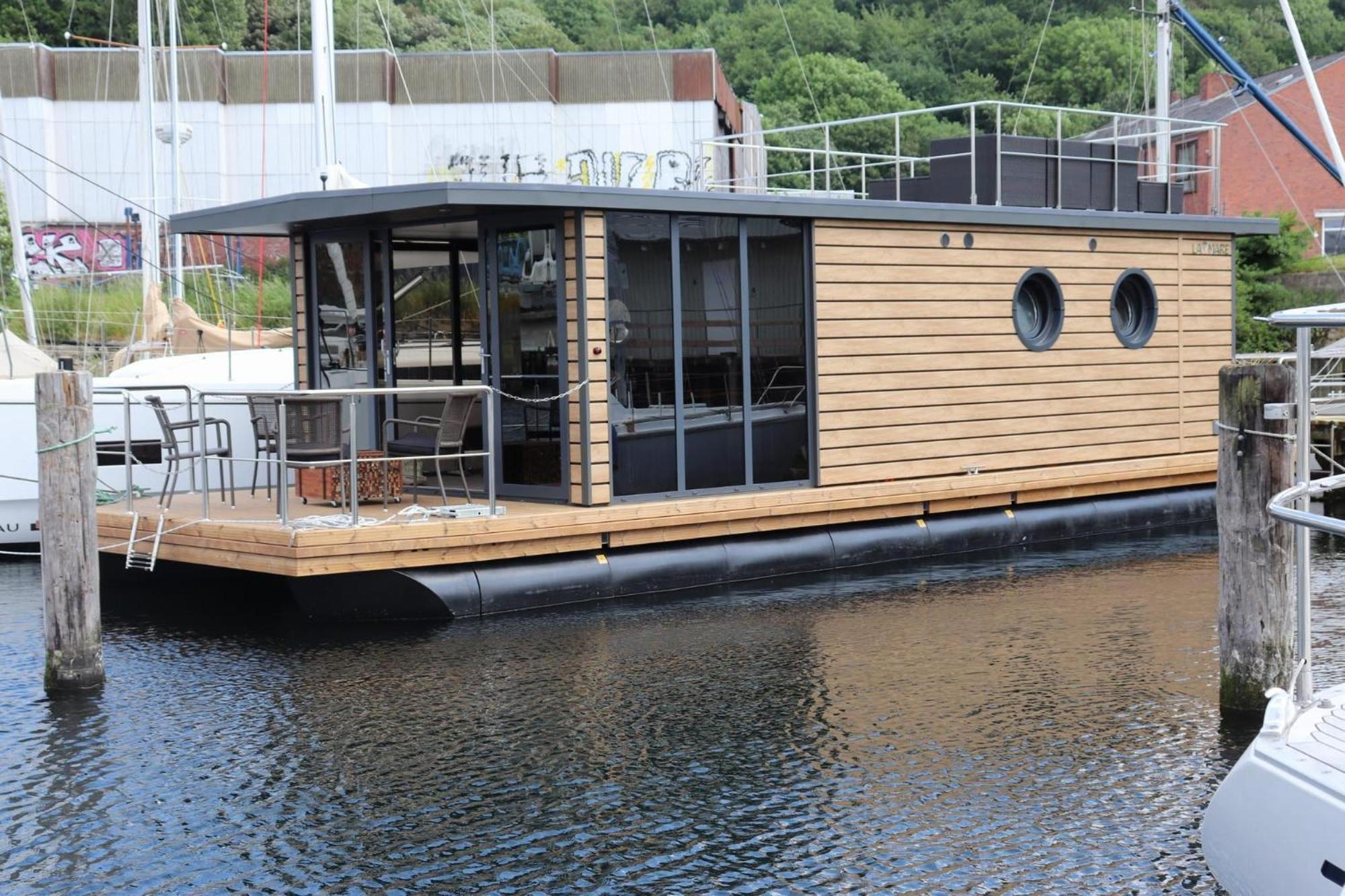 Hotel Houseboat Leni Flensburgo Exterior foto