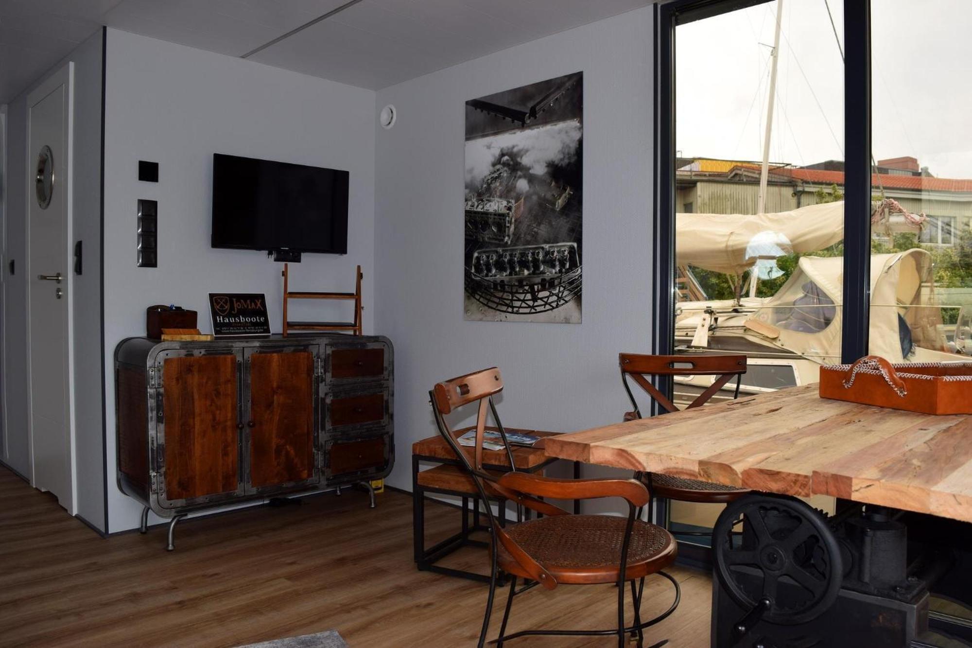 Hotel Houseboat Leni Flensburgo Exterior foto