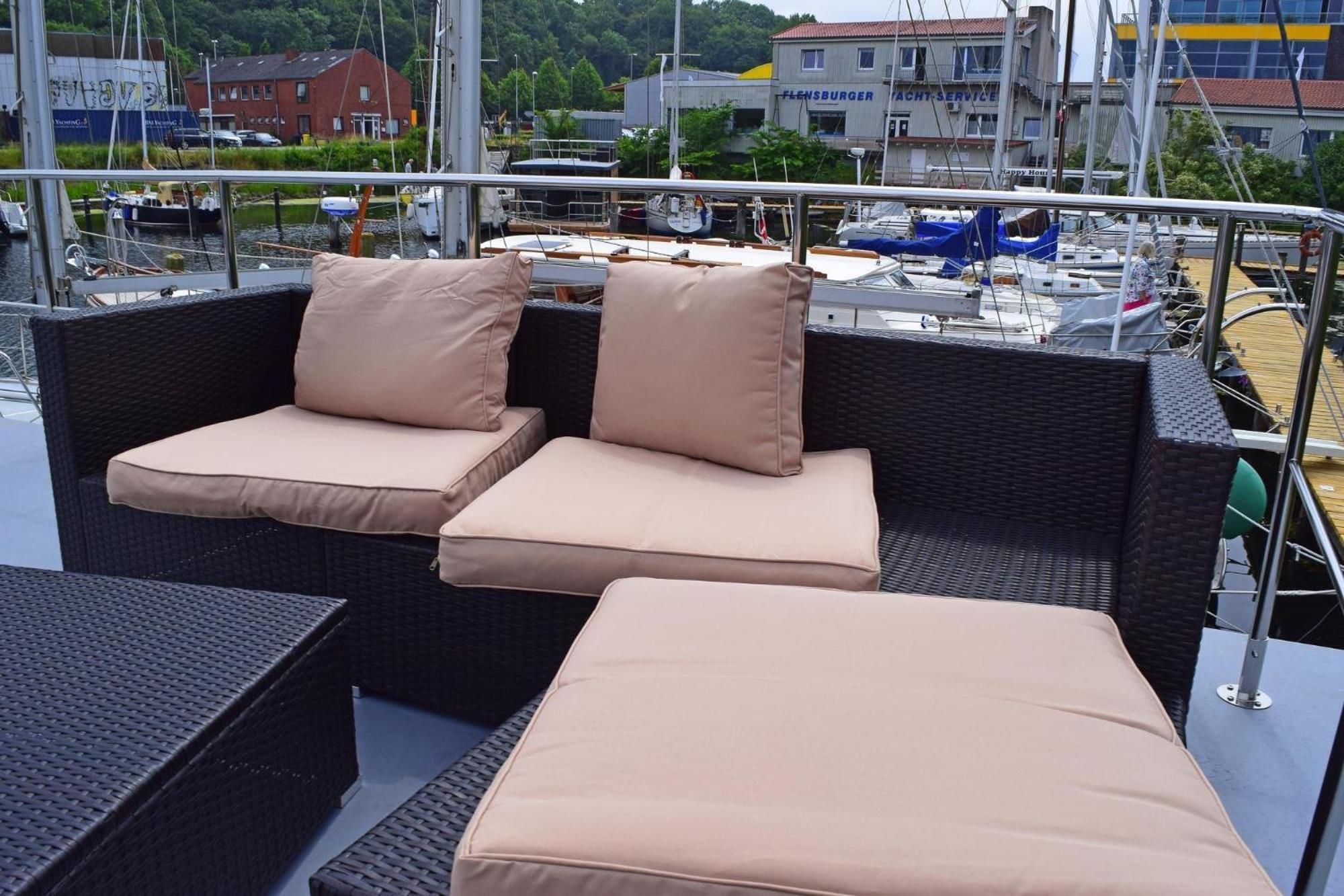 Hotel Houseboat Leni Flensburgo Exterior foto