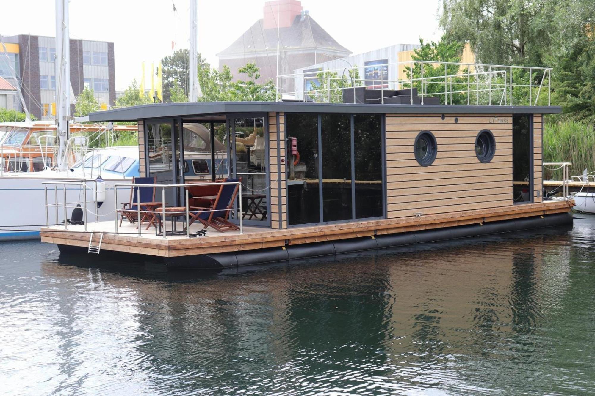 Hotel Houseboat Leni Flensburgo Exterior foto