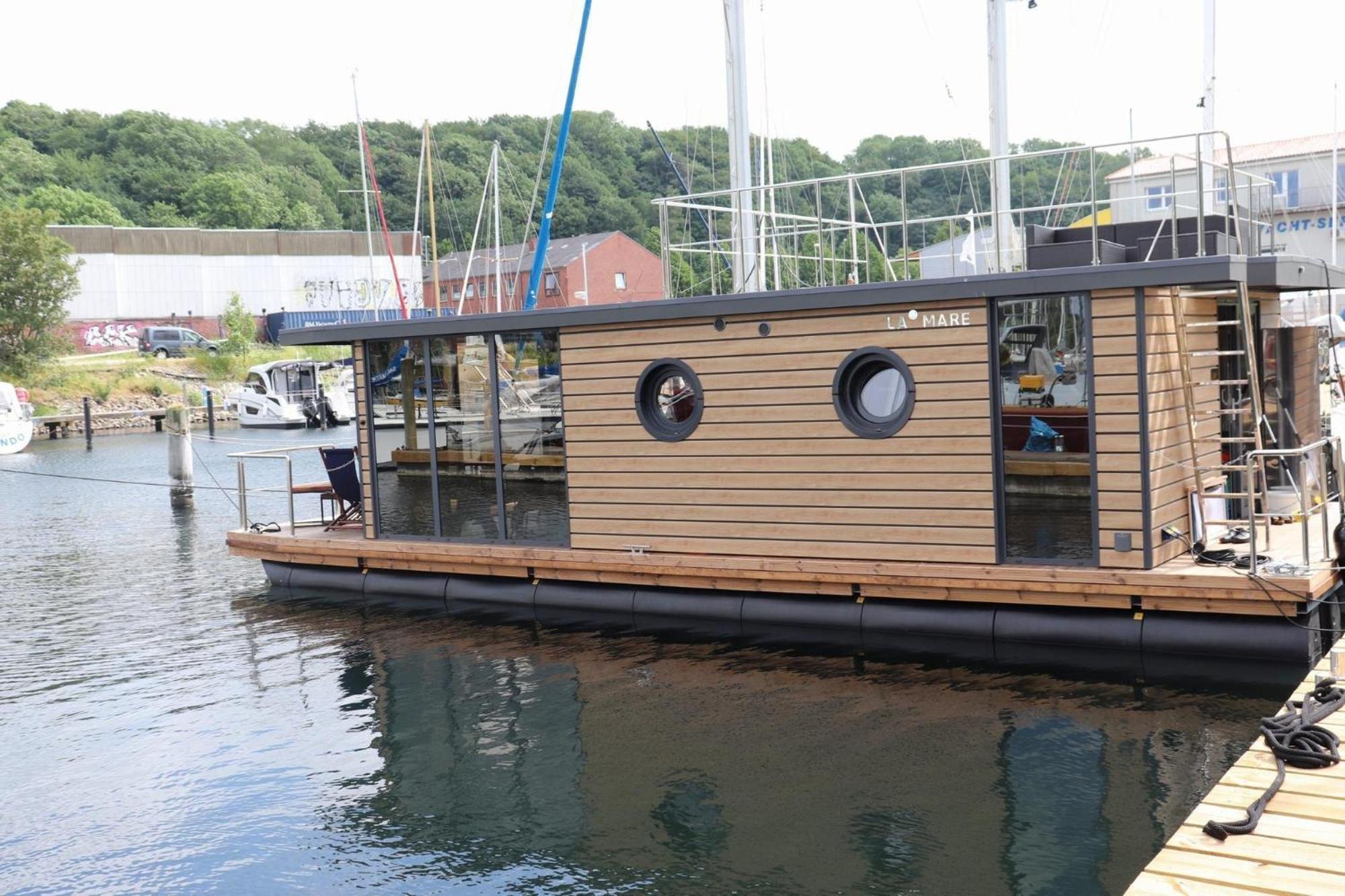 Hotel Houseboat Leni Flensburgo Exterior foto