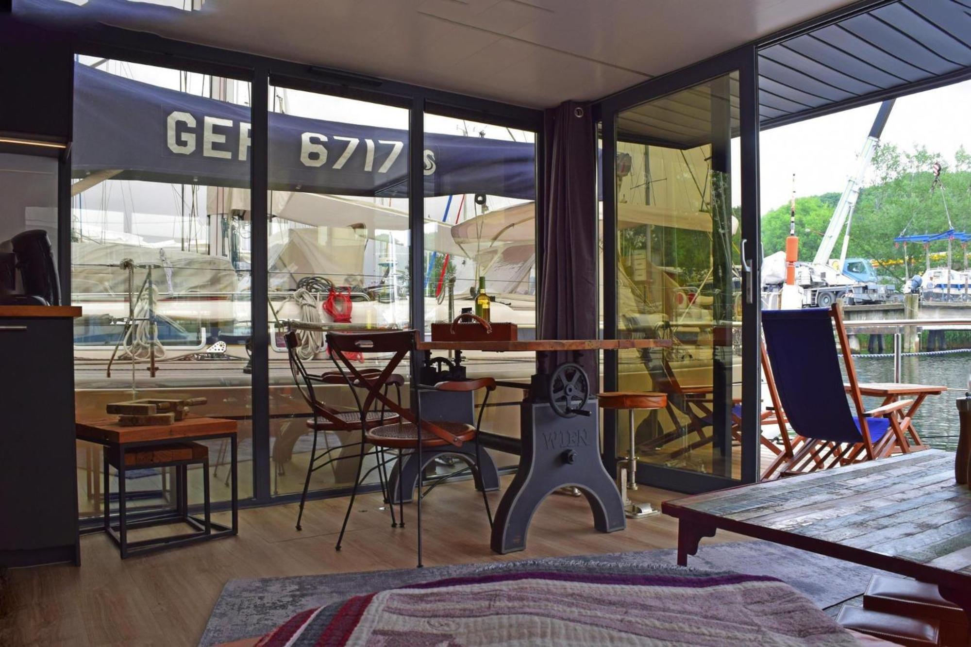 Hotel Houseboat Leni Flensburgo Exterior foto